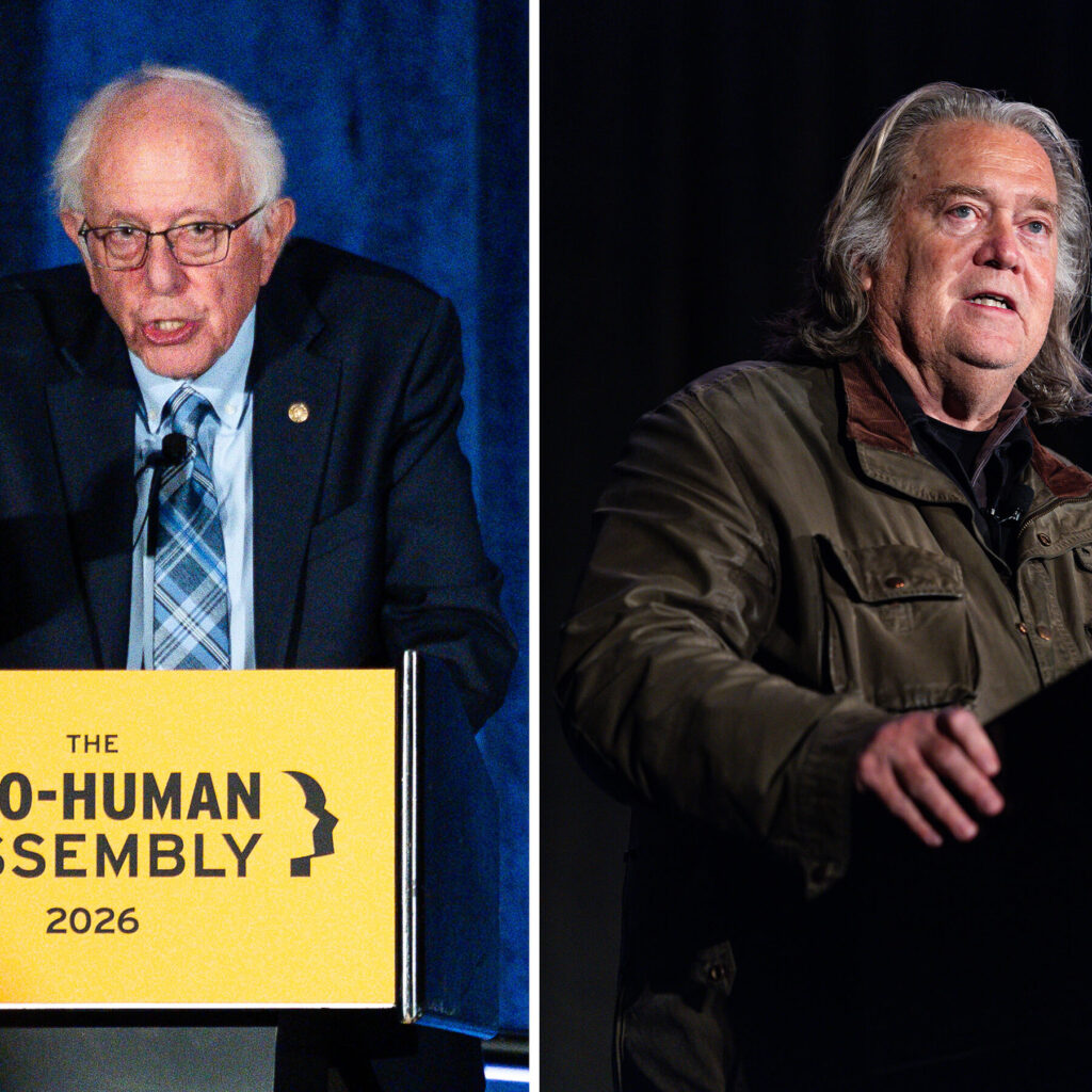 Steve Bannon and Bernie Sanders Condemn Tech ‘Oligarchs’ and Demand A.I. Reforms